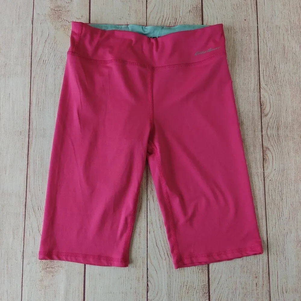 Eddie Bauer pink graphic tee & capri legging set sz L (14/16)